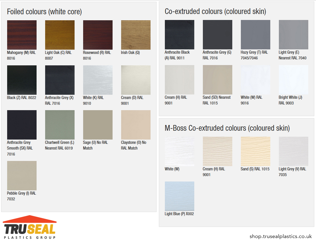 Summit Colour Chart