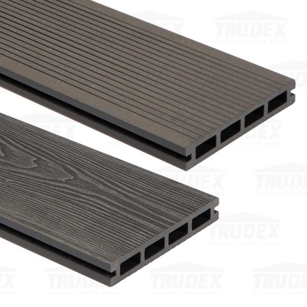 TruDex Composite Decking Grey Angle